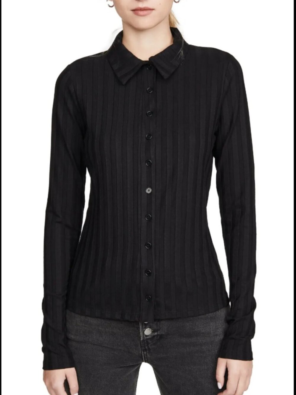 Reformation Laurie Top Black Small